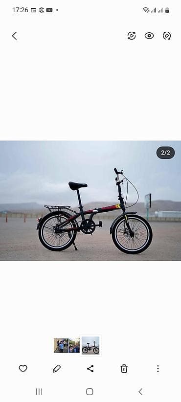 green velosiped: Qatlanan şəhər velosipedi - Kompakt qatlanan dizayn – mənzildə — 1