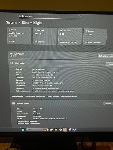 i7 4790k prasessor: Oyun və yaradıcılıq üçün yığılmış masaüstü PC seti Az işlənmiş cəmisi — 3