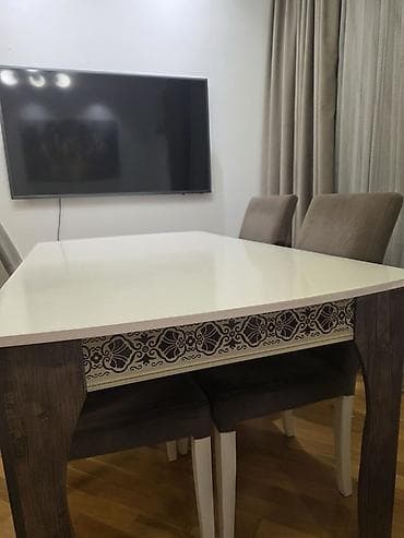 taxta ref: Qonaq otağı mebel dəsti Tərkib: - L formalı yumşaq künc divan: açıq — 5