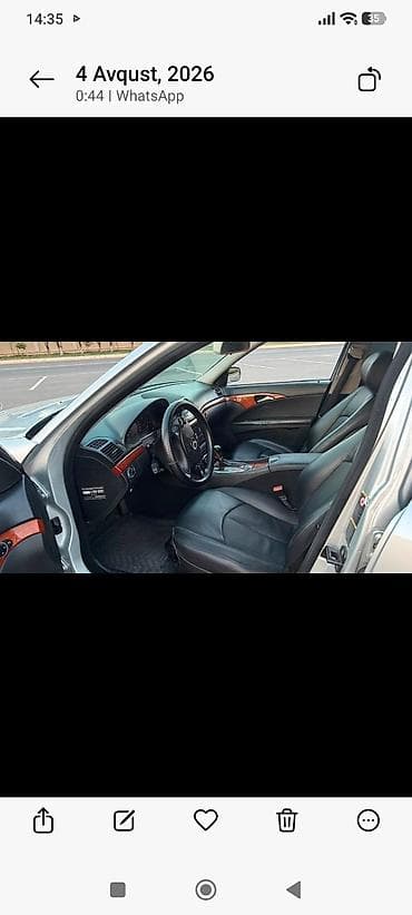 daewoo nexia nece masindir: Mercedes-Benz E 220: 2.2 l | 2008 il Sedan — 2