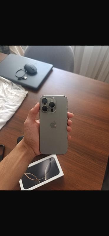 iphone vp: IPhone 16 Pro, 128 GB, Natural Titanium — 1