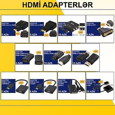 HDMİ Adapterlər/Konverterlər (Çeviricilər) ⭐HDMİ to AV ver1 – 10 AZN