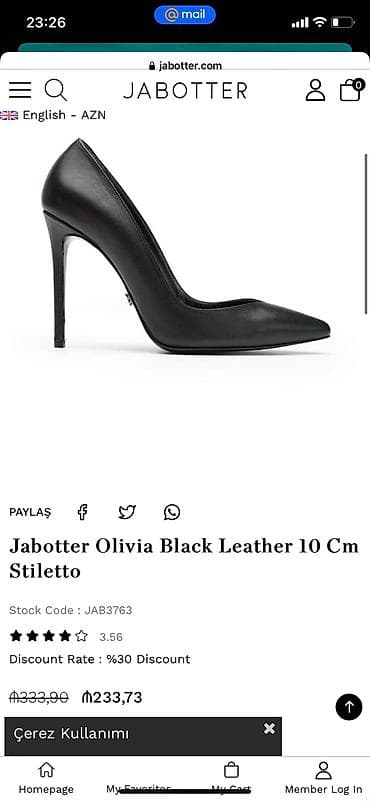 Tuflilər: Tuflilər, Ölçü: 37, rəng - Qara, Yeni — 3