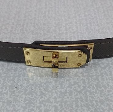 Zərgərlik əşyaları: Kəmər, Təbii dəri, Yeni — 6