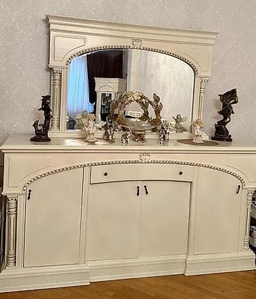 aslanoglu mebel: Klassik üslubda yemək otağı mebel dəsti Tərkibi: - Geniş yemək masası — 2