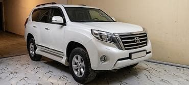 Toyota Land Cruiser Prado – ağ rəngli, 5 qapılı SUV. Texniki və
