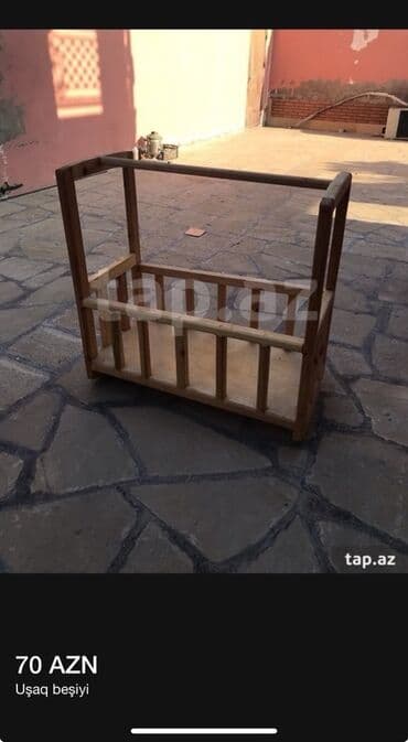 taxta otaq qapilari: Oğlan və qız üçün, Yeni, Dördbucaq, Beşik, Dəstsiz, Matrassız, Yellənmə mexanizmsiz — 3