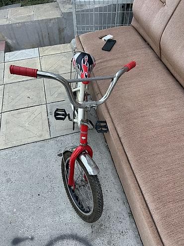 velosiped teker: İşlənmiş İki təkərli Uşaq velosipedi Stels, 16", sürətlərin sayı: 1, Ödənişli çatdırılma — 2
