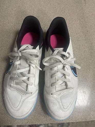 Платья: Цвет - Белый Кроссовки, Nike, Размер: 34, Для мальчиков — 2