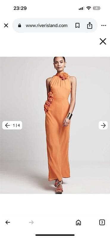 Вечернее платье, Макси, River Island, XS — 1