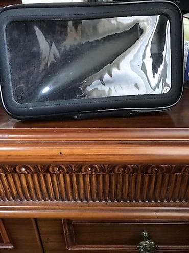 kireditle maşin: Universal motosiklet üçün telefon/GPS tutacağı və suya davamlı çanta — 2