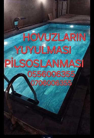 ucuz hovuz: Xidmət: Hovuzların peşəkar təmizlənməsi və pilssoslanması Təsvir: - — 1