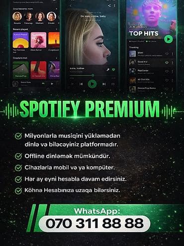 Başqa xidmətlər: Premium rəqəmsal abonementlər paketi Netflix Premium - Milyonlarla — 3