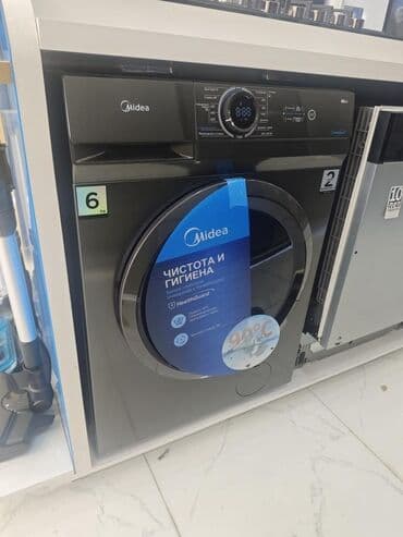 midea soyuducu: Paltaryuyan maşın Midea, 6 kq, Yeni, Avtomat, Qurutmasız, Kredit yoxdur, Pulsuz çatdırılma — 1