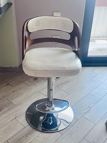 stuldan: Mətbəx üçün, rəng - Ağ Stul — 1