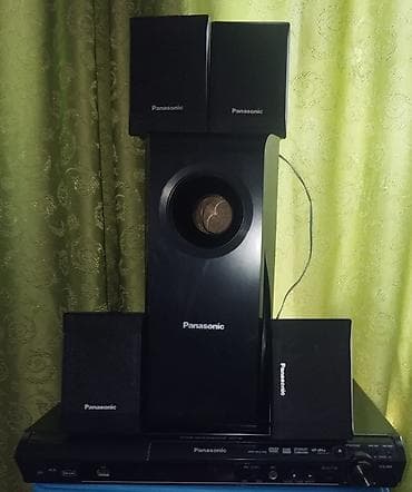 ev telefonlar: Panasonic ev kinoteatr sistemi – DVD-receiver + 5.1 akustika — 1