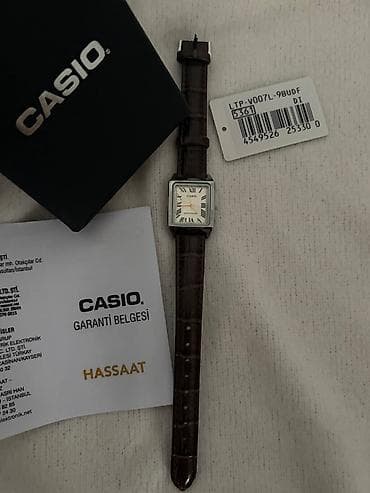 beli: CASIO qadın qol saatı – LTP-V007L-9BUDF yenidir, heç geyinməyib — 1