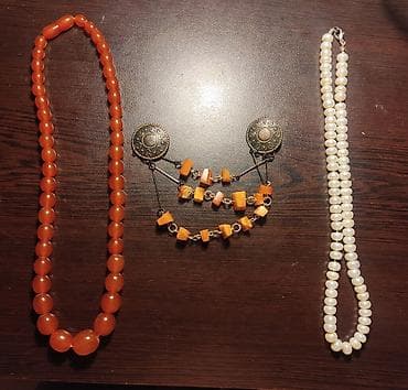 mirvari komplekt: Tebii Kehreba 18 +qram ve tebii mirvari 25 qram. hamisi birlikde — 1