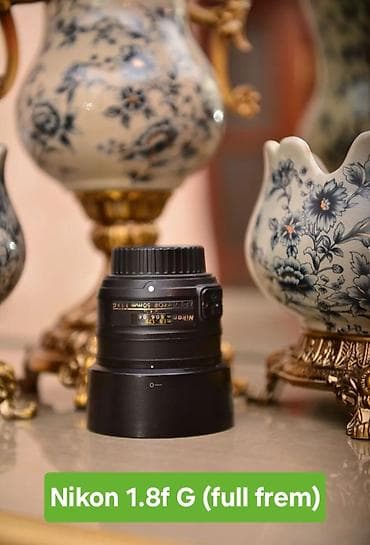 Fotokameralar: Nikon AF-S 50mm f/1.8G (Full Frame təəcili satılır. - Fokus — 1