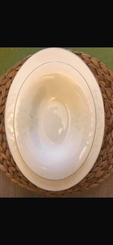 paltaryuyan servis: Nahar dəsti, rəng - Ağ, Farfor — 2