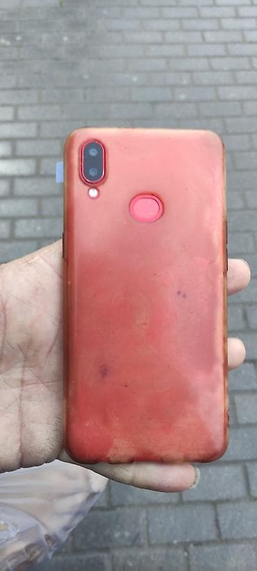 nokia 800 tough satilir: Samsung Galaxy A01 Core, rəng - Qırmızı, Barmaq izi — 3