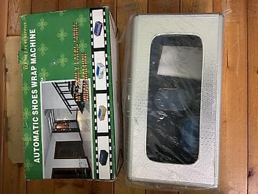 Paketləmə aparatları: Avtomatik Ayaqqabı Qablaşdırma Aparatı (Automatic Shoes Wrap Machine) — 2