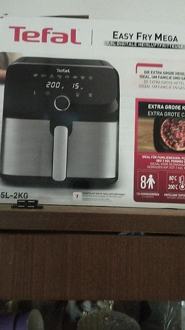 air: Fritoz Tefal, 5 çox l, Yeni, Rayonlara çatdırılma, Ünvandan götürmə, Ödənişli çatdırılma — 3