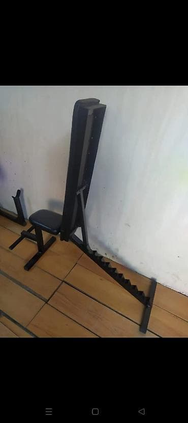 idman trenajorları: Tənzimlənən idman skamyası - Çoxfunksiyalı dizayn: arxa hissə — 3