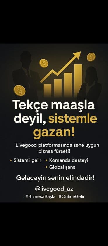 Avtoservis avadanlıqları: Livegood.az platformasında onlayn biznes fürsəti - Sistemli gəlir — 2