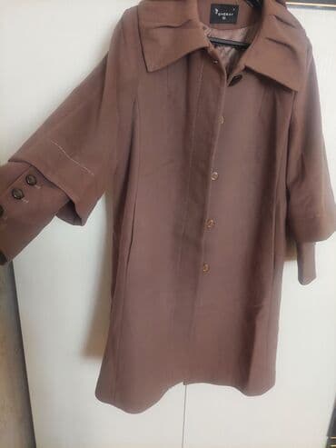 qadınlar üçün süni dublyonkalar: Palto, 4XL, rəng - Qəhvəyi — 3