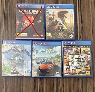 PS4 oyun diskləri - Minecraft (Mojang)–SATILIB - ARK: Survival