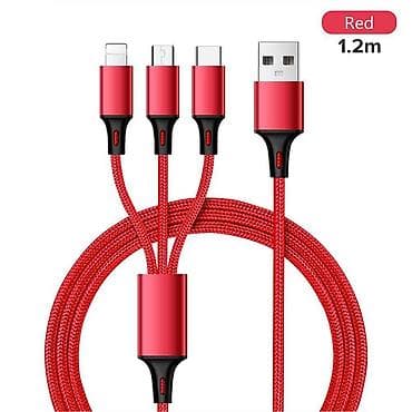 iphona: 3 başlıqlı (micro usb, type-c, iphone) şarj kabeli təqdim edirik — 4