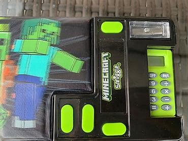 karandaş qabı: Minecraft x Smiggle çoxfunksiyalı dəftər-qələm qabı - Rənglər — 7