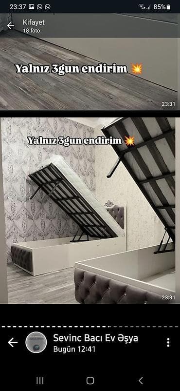 yataq tek: İkinəfərlik çarpayı, Bazalı, Matras ilə, Siyirməsiz — 7