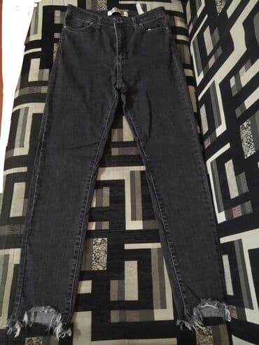 Cins şalvar. tepteze kimidir cox az geyilib, razmer 27 yäniki S-M