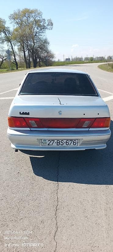 VAZ (LADA): LADA 2115 Samara, gümüş rəngli sedan YALNIZ VASAPLA ELAQE SAĞLAYA — 5