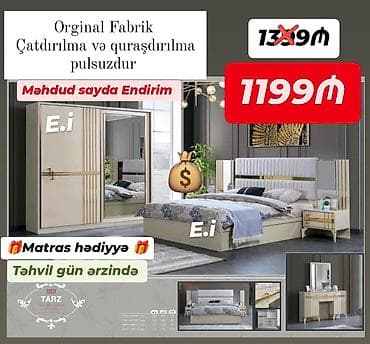 yataq desti mebeli: Yataq desti rəng seçimi var — 1