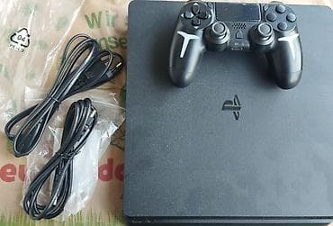 playstation 3 pro: Sony Playstaition Slim 4,500 gb,normal vəziyyətdə,heç bir problemi — 1