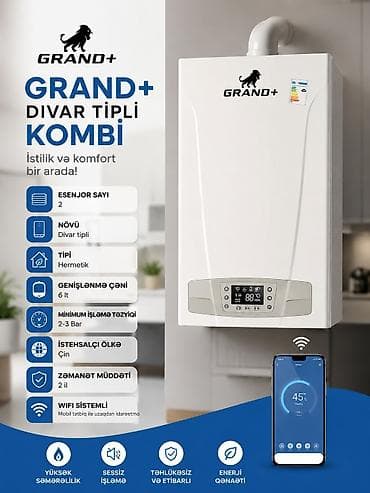 qizdirci: Yeni Kombi Pulsuz çatdırılma, Ödənişli quraşdırma, Zəmanətli, Kredit yoxdur — 1