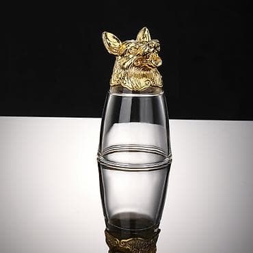 maneki neko online: Rümkalar, rəng - Qızılı, Şüşə, 12 ədədli dəst — 10