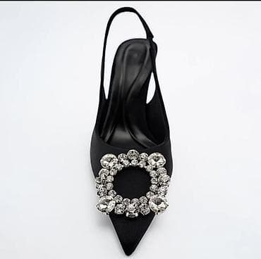 Makasin və loferlər: Tuflilər, Zara, Ölçü: 38, rəng - Qara, Yeni — 2