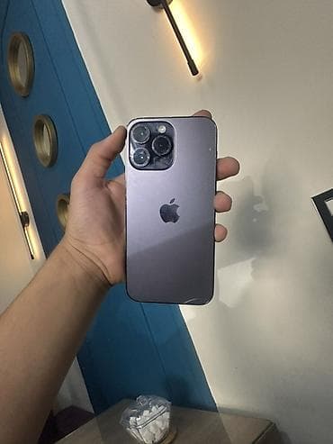 huawei 40 pro: IPhone 14 Pro, 128 GB, Deep Purple, Simsiz şarj — 1