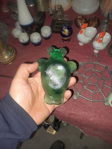 hamam perdeleri: Fiqur, Şüşə, rəng - Yaşıl — 2