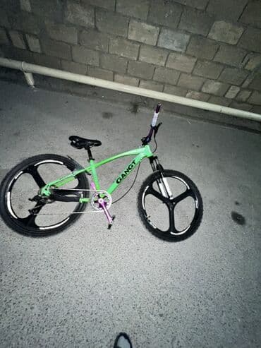 29 liq velosiped qiymeti ucuz: Velosiped – GANGT GT1.0 - Çərçivə: yüngül lehimli alüminium, yaşıl — 7