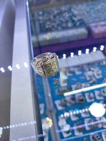 gumus qolbaq kisi ucun: Üzük, Gümüş, Qaşsız — 3