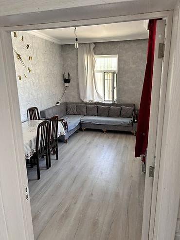 basavik satisi: 2 otaqlı həyət evi - Plan: koridorlu giriş, geniş qonaq otağı, yataq — 6
