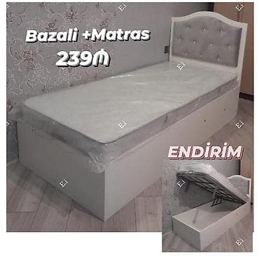 yataq manej: Yeni, Təknəfərlik çarpayı, Bazalı — 1