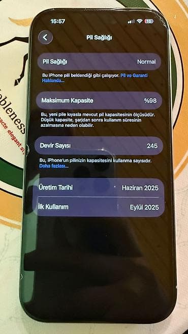 ıphone 6: IPhone 16 Pro, 256 GB, Yaşıl, Face ID — 1