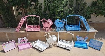 Yeni doğulan körpə və “baby shower” dekorları dəsti - Mövzu: “It’s a