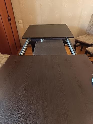 Qonaq masası, Açılan, Taxta, Dördbucaq masa — 2